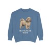 Havanese Mom Sweatshirt, Blue Jean, front view