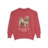 Havanese Mom Sweatshirt, Crimson, front view