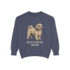 Havanese Mom Sweatshirt, Denim, front view