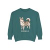 Horgi Sweatshirt, Blue Spruce, front view