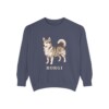 Horgi Sweatshirt, Denim, front view