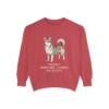 horgi-sweatshirt-humor-crimson-2 Horgi Humor Sweatshirt, Crimson, front view