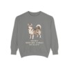 horgi-sweatshirt-humor-grey Horgi Humor Sweatshirt, Grey, front view