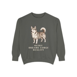 Horgi Humor Sweatshirt, Pepper, front view