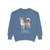 Horgi Latin Sweatshirt, Blue Jean, front view
