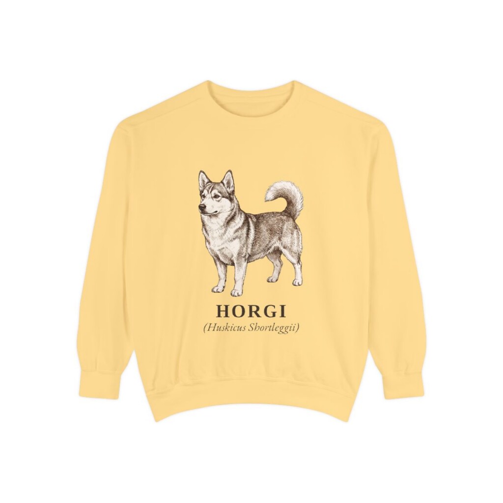 Horgi Latin Sweatshirt, Butter, front view