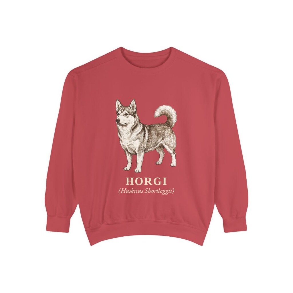 Horgi Latin Sweatshirt, Crimson, front view