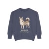 Horgi Latin Sweatshirt, Denim, front view