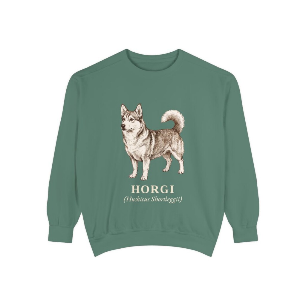 Horgi Latin Sweatshirt, Light Green, front view