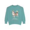 Horgi Latin Sweatshirt, Seafoam, front view