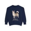 Horgi Latin Sweatshirt, True Navy, front view