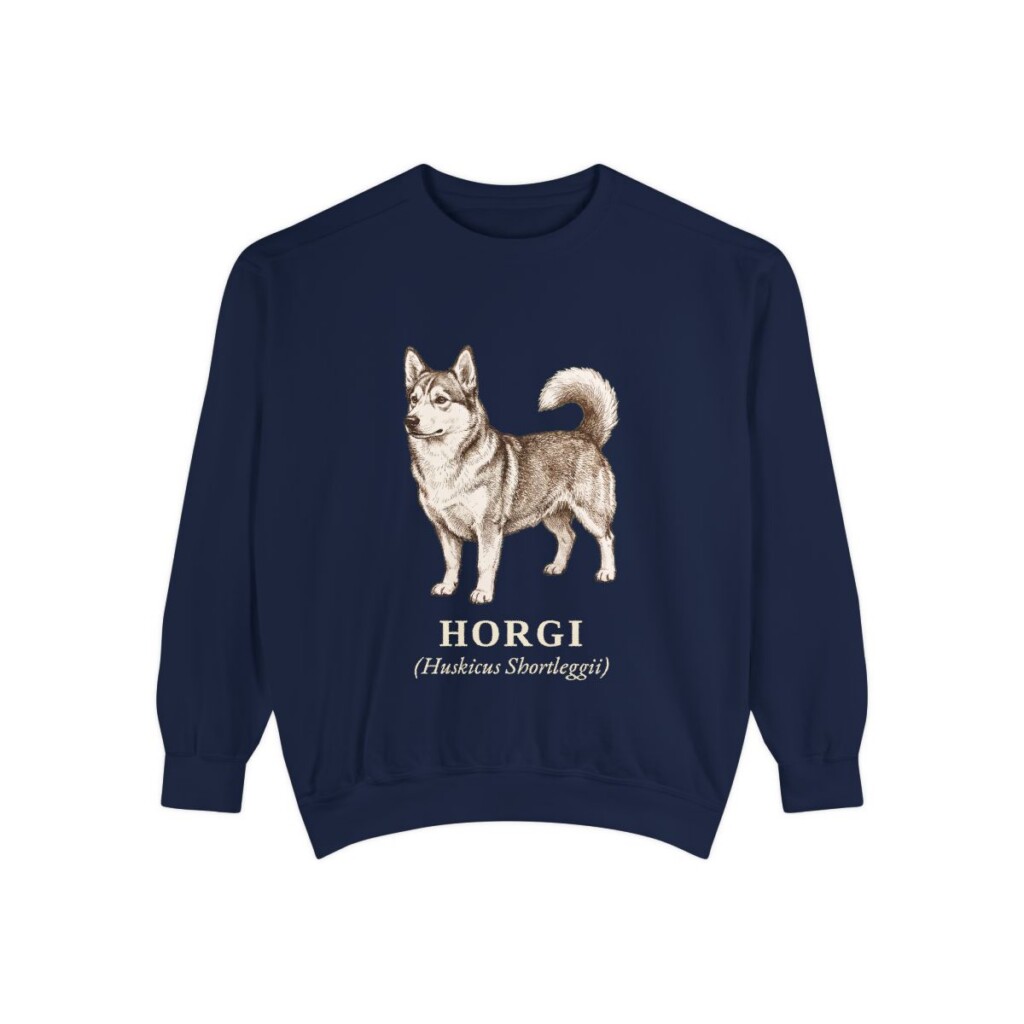 Horgi Latin Sweatshirt, True Navy, front view