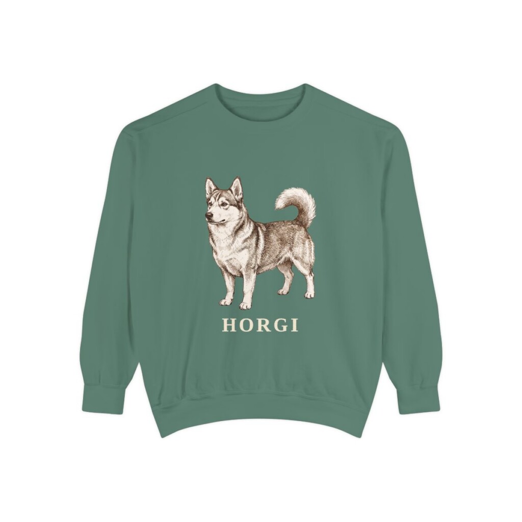 Horgi Sweatshirt, Light Green, front view