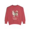 Horgi Mom Sweatshirt, Crimson, front view