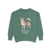 Horgi Mom Sweatshirt, Light Green, front view