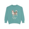 Horgi Mom Sweatshirt, Seafoam, front view