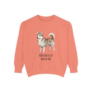 Horgi Mom Sweatshirt, Terracotta, front view