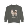 Horgi Sweatshirt, Pepper, front view