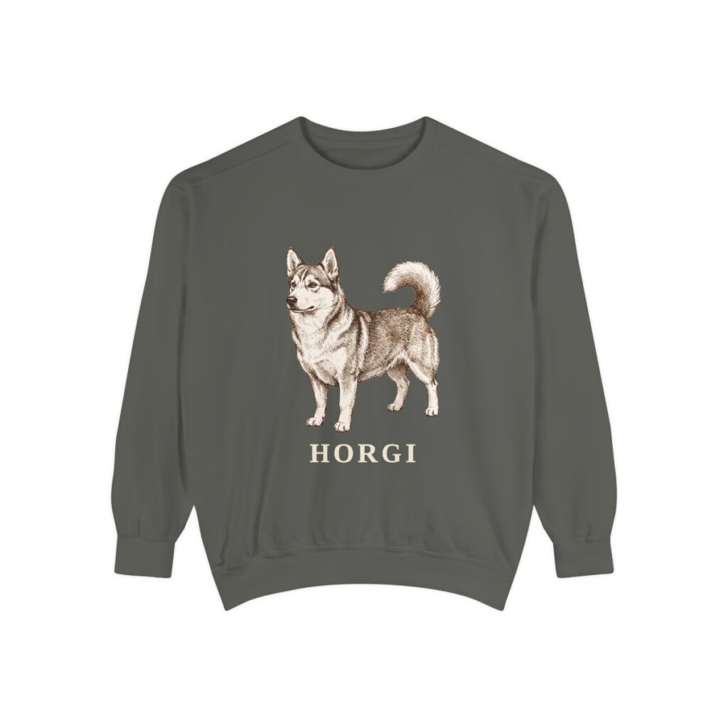 Horgi Sweatshirt, Pepper, front view