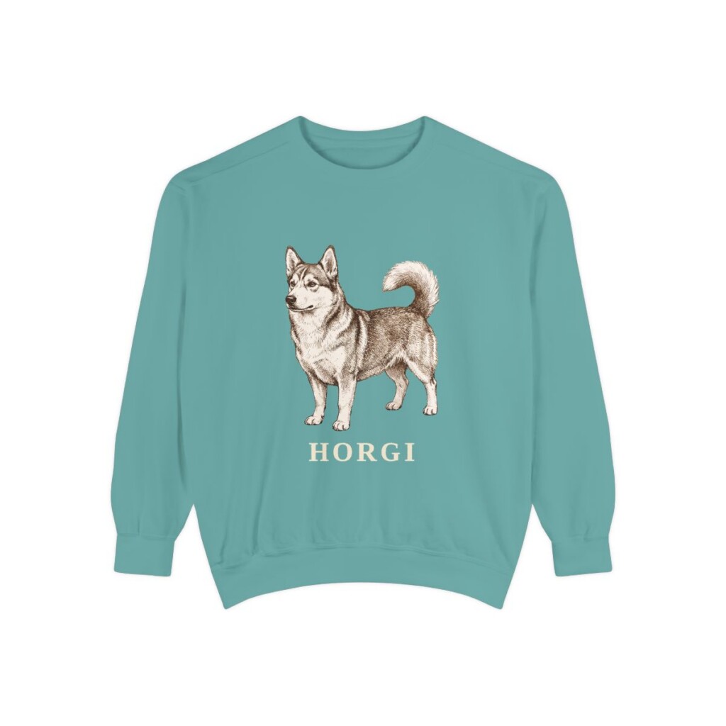 Horgi Sweatshirt, Seafoam, front view
