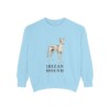ibizan-hound-sweatshirt-chambray Ibizan Hound Sweatshirt, Chambray, front view