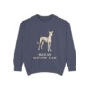 Ibizan Hound Dad Sweatshirt, Denim, front view