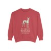 Ibizan Hound Humor Sweatshirt, Crimson, front view