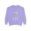 Ibizan Hound Humor Sweatshirt, Violet, front view