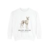 Ibizan Hound Latin Sweatshirt, White, front view