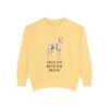 Ibizan Hound Mom Sweatshirt, Butter, front view