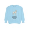Ibizan Hound Mom Sweatshirt, Chambray, front view