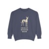 Ibizan Hound Mom Sweatshirt, Denim, front view