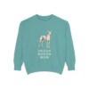 Ibizan Hound Mom Sweatshirt, Seafoam, front view