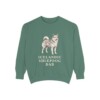 Icelandic Sheepdog Dad Sweatshirt, Light Green, front view