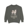 Icelandic Sheepdog Dad Sweatshirt, Pepper, front view