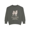 icelandic-sheepdog-sweatshirt-humor-pepper Icelandic Sheepdog Humor Sweatshirt, Pepper, front view