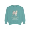 icelandic-sheepdog-sweatshirt-humor-seafoam Icelandic Sheepdog Humor Sweatshirt, Seafoam, front view