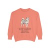 icelandic-sheepdog-sweatshirt-humor-terracotta Icelandic Sheepdog Humor Sweatshirt, Terracotta, front view