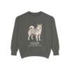 icelandic-sheepdog-sweatshirt-latin-pepper Icelandic Sheepdog Latin Sweatshirt, Pepper, front view