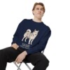 icelandic-sheepdog-sweatshirt-latin-true-navy-person-1-context Icelandic Sheepdog Latin Sweatshirt, True Navy, person 1 context