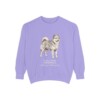 icelandic-sheepdog-sweatshirt-latin-violet Icelandic Sheepdog Latin Sweatshirt, Violet, front view