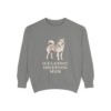 Icelandic Sheepdog Mom Sweatshirt, Grey, front view