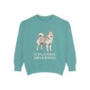 icelandic-sheepdog-sweatshirt-seafoam Icelandic Sheepdog Sweatshirt, Seafoam, front view