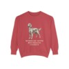 Irish Setter Humor Sweatshirt, Crimson, front view