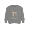 Irish Setter Humor Sweatshirt, Grey, front view