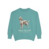 Irish Setter Latin Sweatshirt, Seafoam, front view