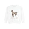 Irish Setter Latin Sweatshirt, White, front view
