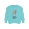 Irish Terrier Dad Sweatshirt, Chalky Mint, front view