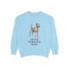 Irish Terrier Dad Sweatshirt, Chambray, front view