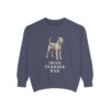 Irish Terrier Dad Sweatshirt, Denim, front view